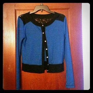 Blue Vera Wang cardigan