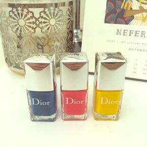 Set of 3 Dior Nail Polishes