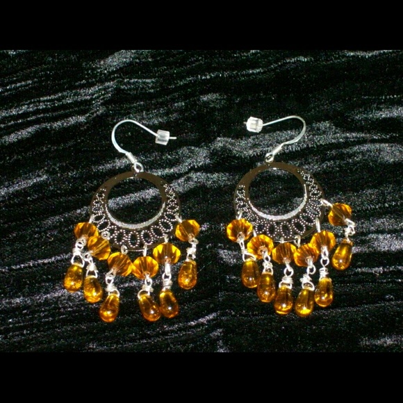 Handmade chandelier earrings