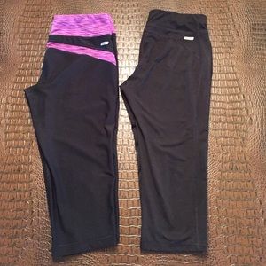 2 pairs Danskin Now Capri leggings