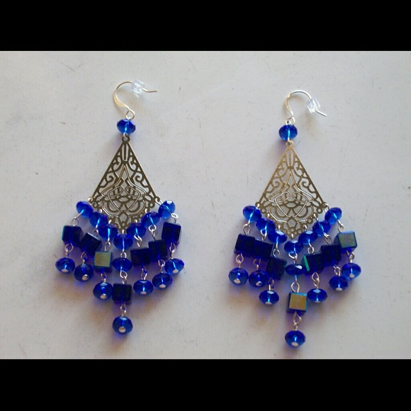 Handmade chandelier earrings
