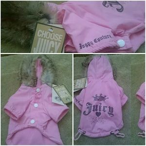 JUICY COUTURE DOGGIE HOODIE BRAND NEW