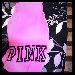 Vs pink long tank