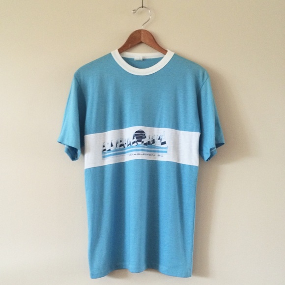 Vintage Tops - Charleston Nautical Vintage Tee