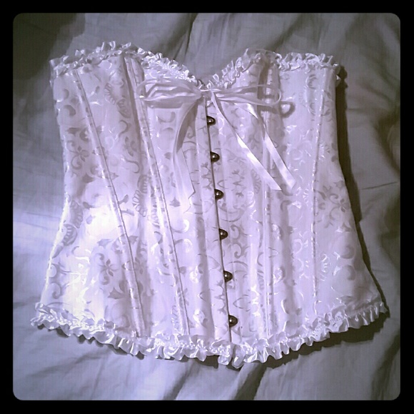 White Bridal Corset