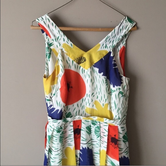 Anthropologie floral dress