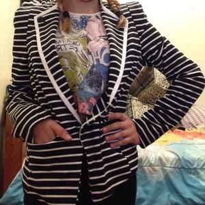 Forever 21 Striped Blazer