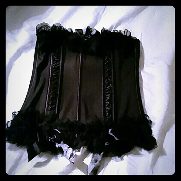Black Corset NWOT