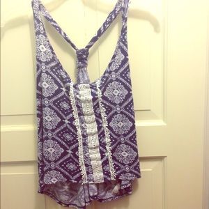 Blue & White Top