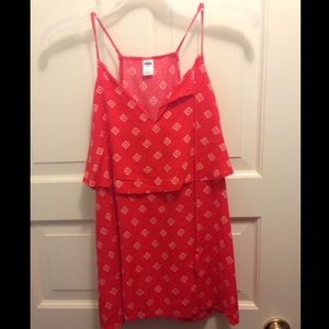 Red & White Top