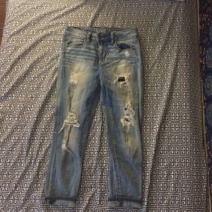 High Rise Skinny Jegging Crop