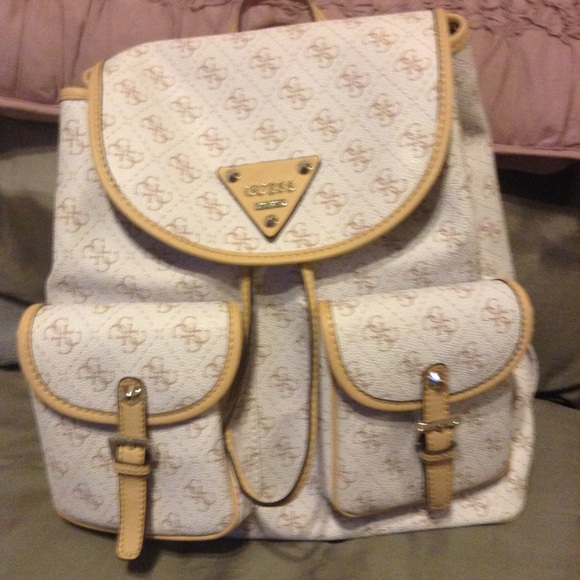 White backpack