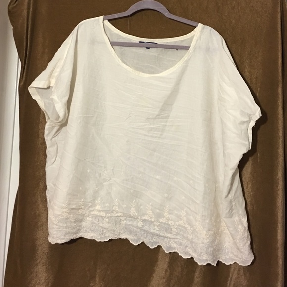 Plus Size Asos Cream Shirt