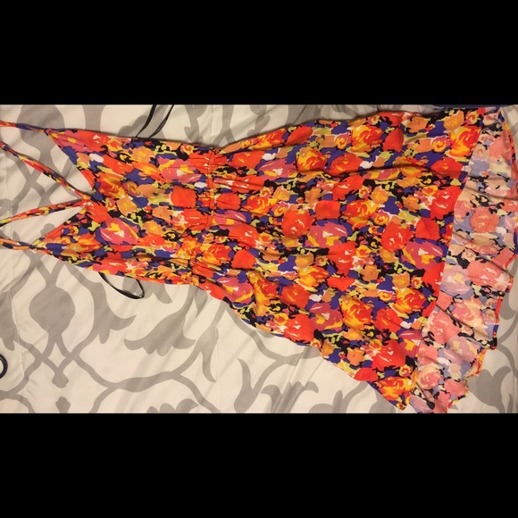 Material girl floral dress