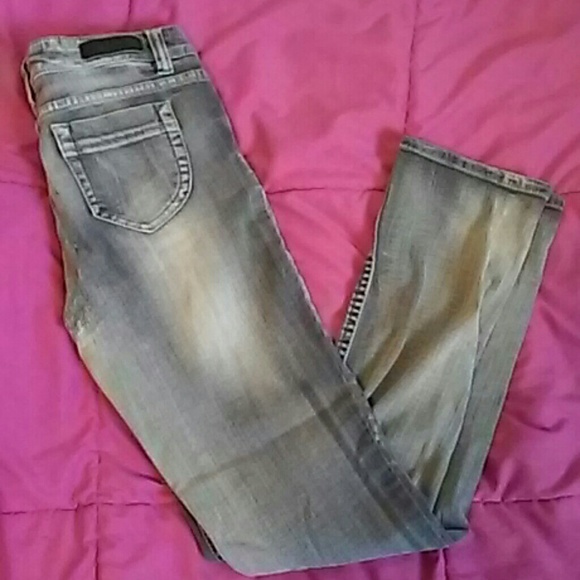 Gray jeans