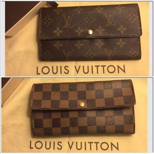 Louis Vuitton Wallet (Monogram and Damier)