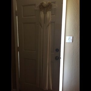 Beautiful elegant white dress