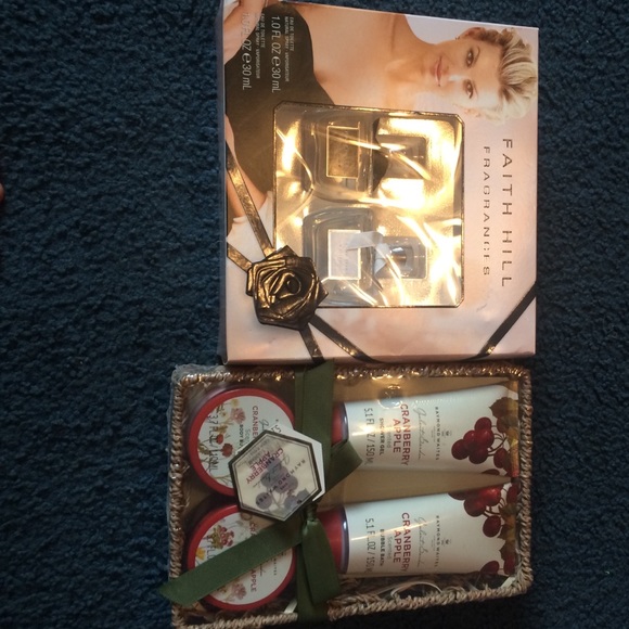 Faith hill fragrance  and Raymond Waites body set