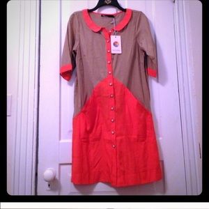 Dear creatures Peter Pan color dress from modcloth