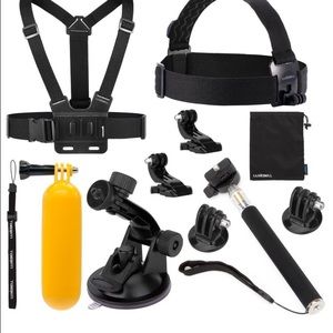 Go pro accessory kit.