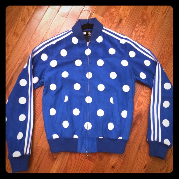 Adidas by Pharell leather suade track jacket