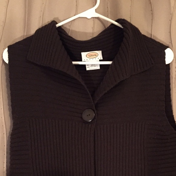 Brown Talbots Fall Sweater Vest