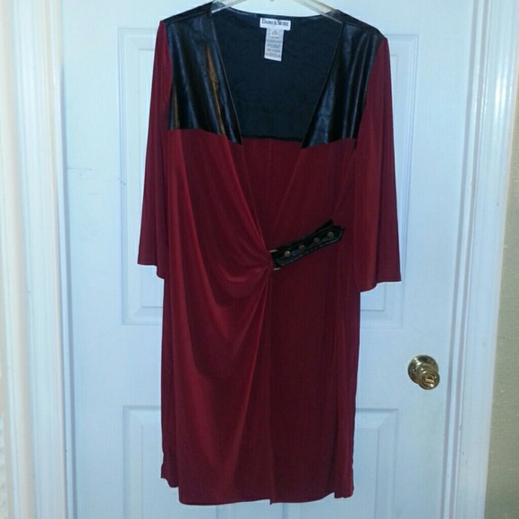 Red Wrap dress