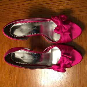 Michaelangelo Begonia (hot pink) Maribelle Heels