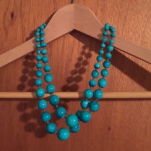 Turquoise statement necklace
