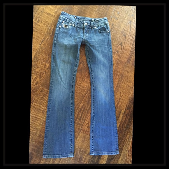 πMISS ME RHINESTONE BLING ON POCKETS, SZ: 27 - Picture 4 of 4