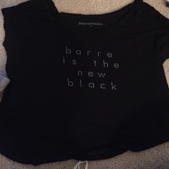 barresocks barre is the new black tee shirt