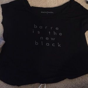 barresocks barre is the new black tee shirt