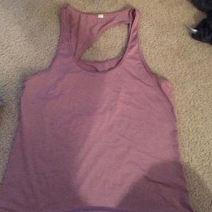 Alo rose colored tank