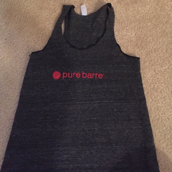 pure barre branded tank