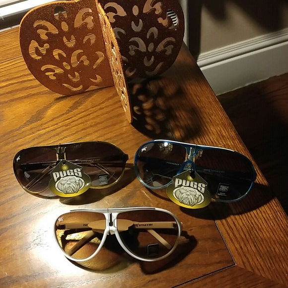 Pugs Accessories - PUGS Aviator Sunglasses. 3 pair package