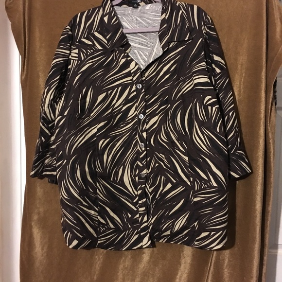 Plus Size Button Down Shirt