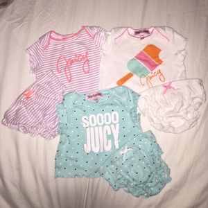 3 pair baby juicy couture