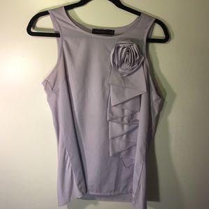 Dressy Tank with Flower
