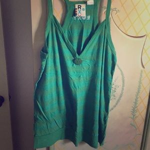 Green tank top