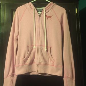 Pink hoodie