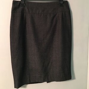 Dark grey career skirt size 10