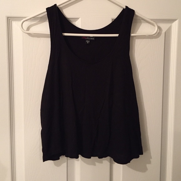 Black crop top
