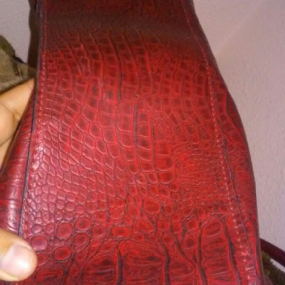Red Snake Skin Bag - Picture 3 of 4