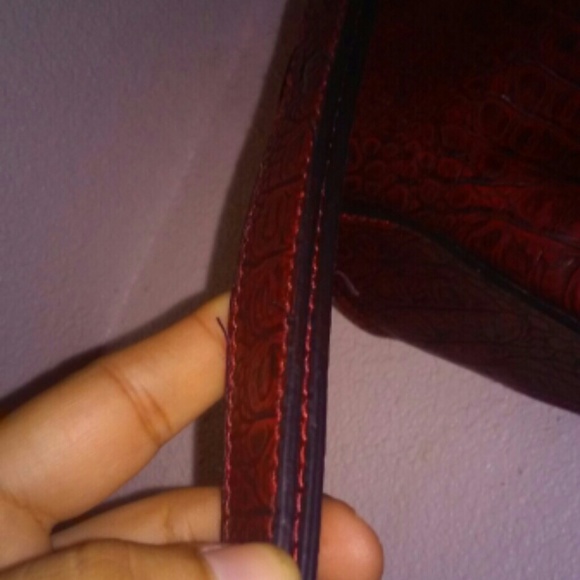 Red Snake Skin Bag - Picture 4 of 4