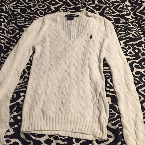 White ralph lauren sweater