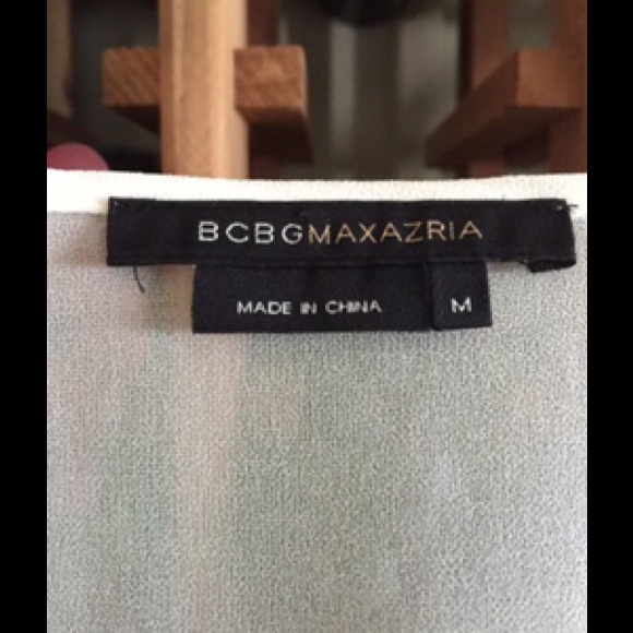 BCBG Sheer white off top - Picture 2 of 4