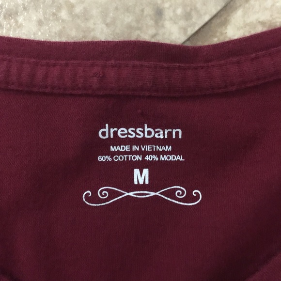 Burgundy long sleeve shirt - Picture 2 of 2