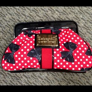 Betsey Johnson clutch.