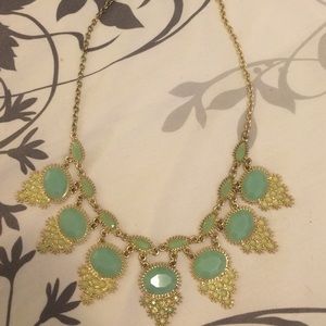 Turquoise statement necklace