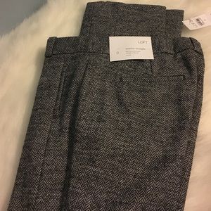 LOFT herringbone pants